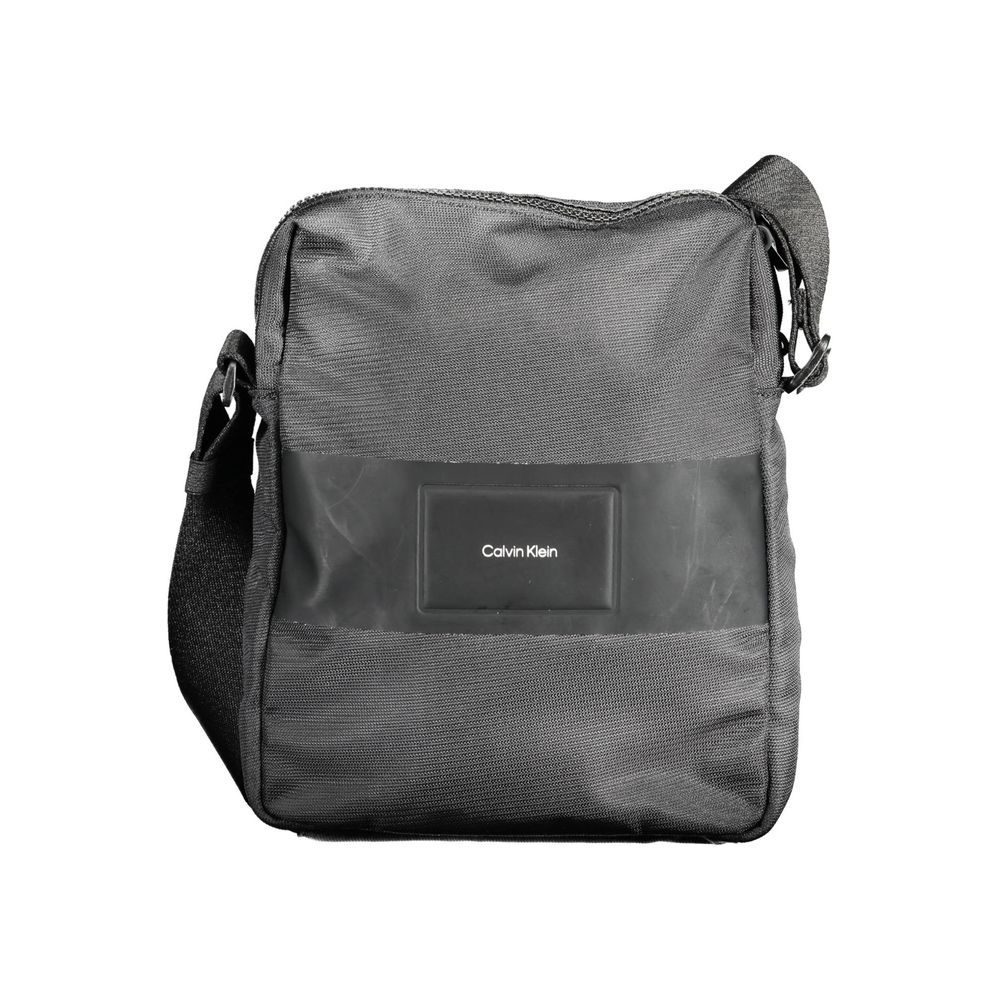 Calvin Klein sort polyester skuldertaske til mænd