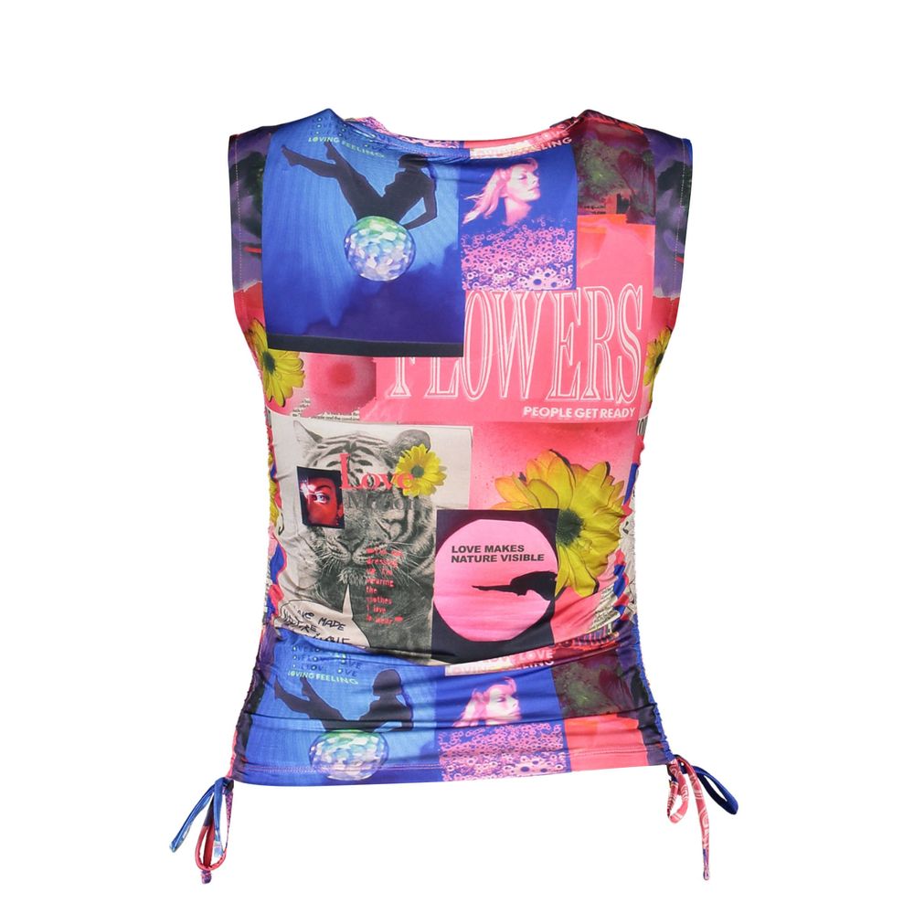 Desigual Blue Acetate Dame Top