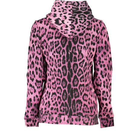Cavalli Class Pink Cotton Women Sweater - Hilstor