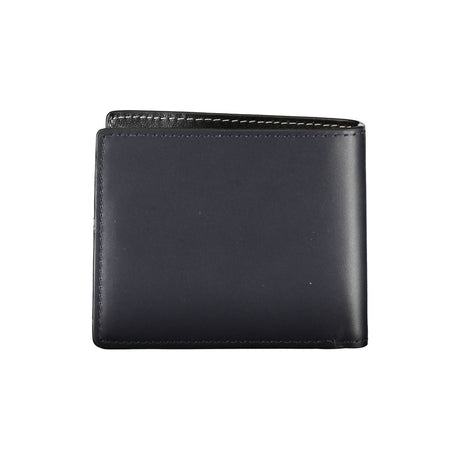 Tommy Hilfiger Elegant blå læder Bifold pung