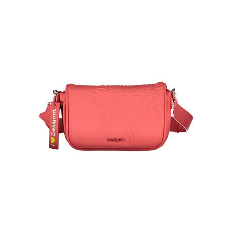 Desigual Red Polyethylene Handbag - Hilstor