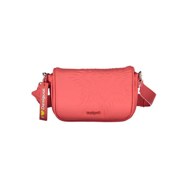 Desigual Red Polyethylene Handbag - Hilstor