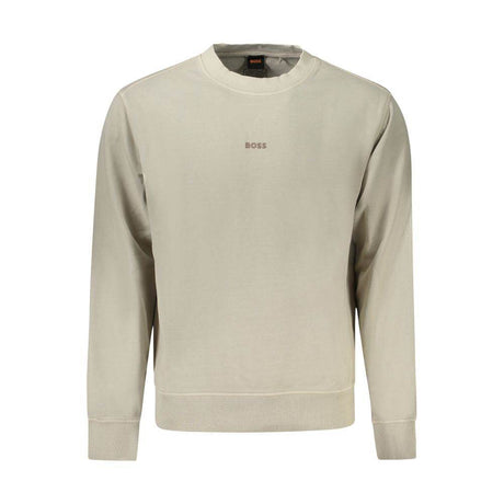 Hugo Boss Beige Cotton Men Sweater - Hilstor