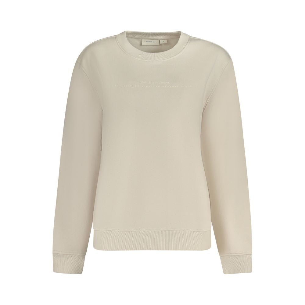 Calvin Klein Beige bomuldstrøje til kvinder