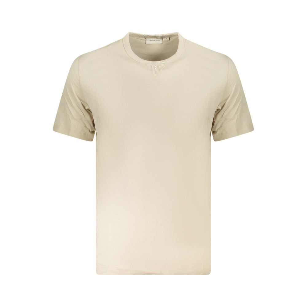 Calvin Klein Beige T-shirt i bomuld til mænd