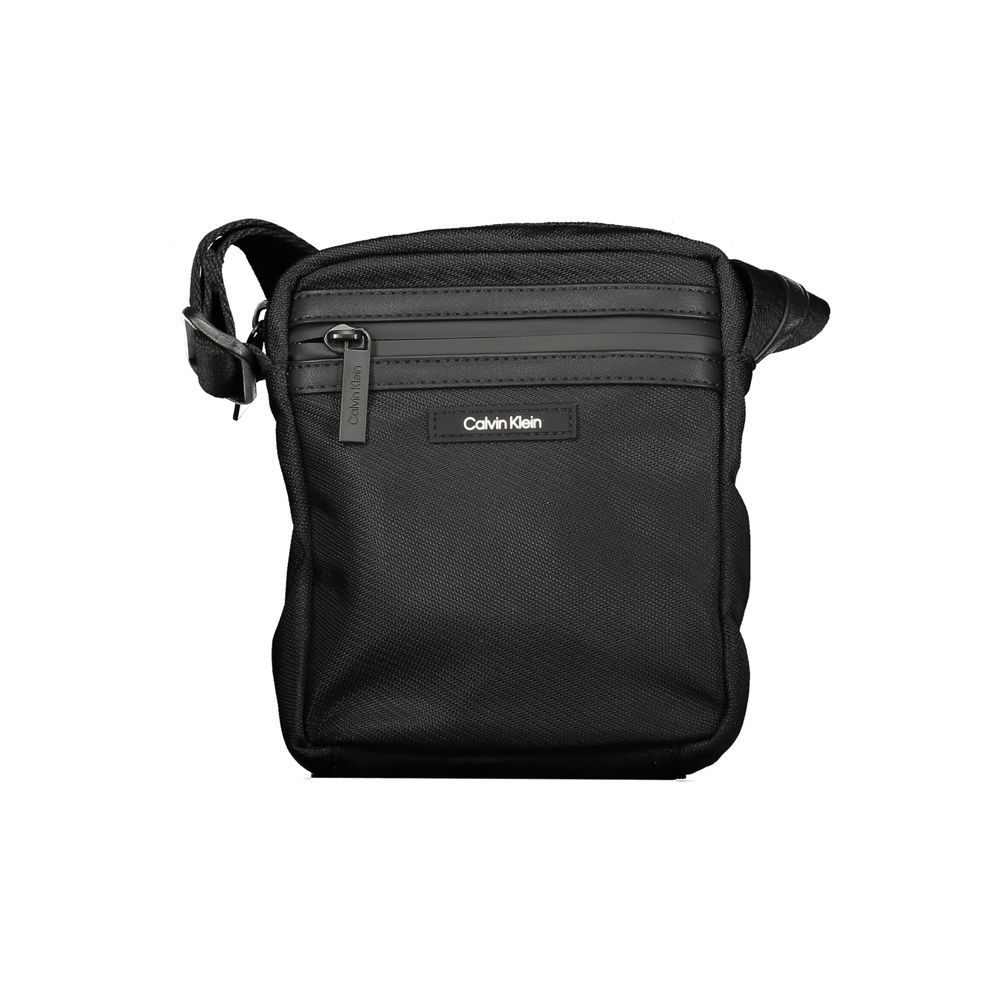 Calvin Klein sort polyester skuldertaske til mænd