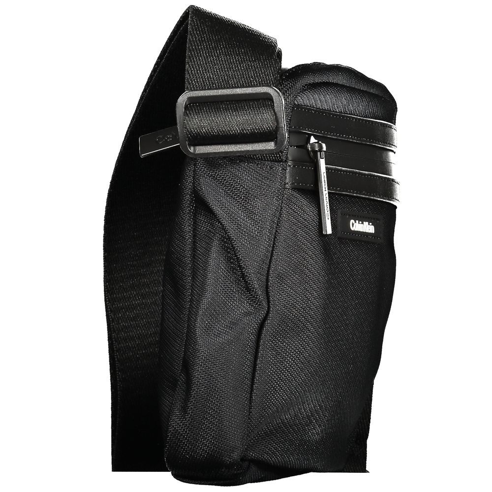 Calvin Klein sort polyester skuldertaske til mænd