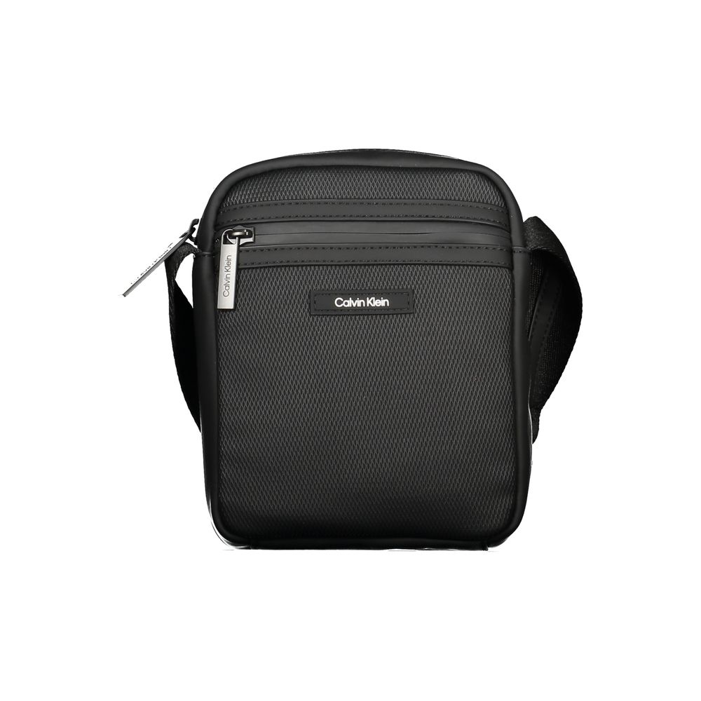 Calvin Klein sort polyester skuldertaske til mænd