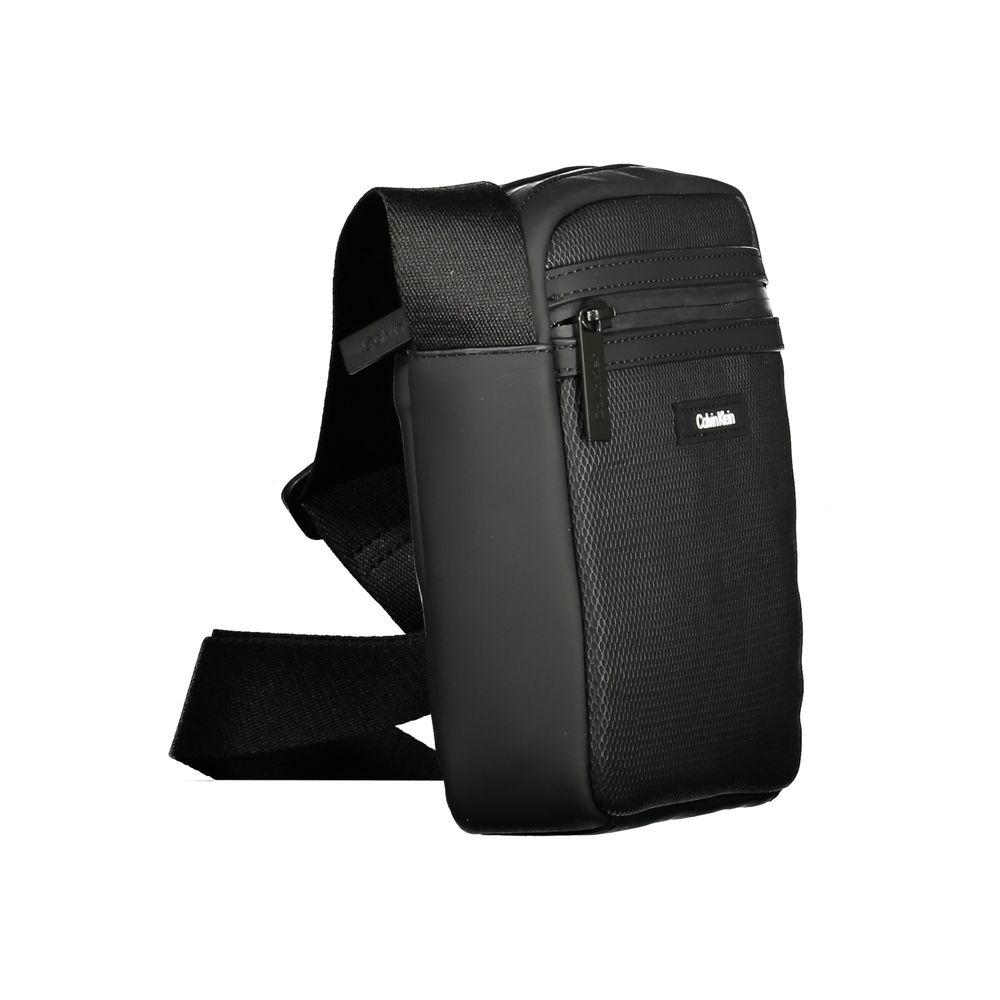 Calvin Klein sort polyester skuldertaske til mænd