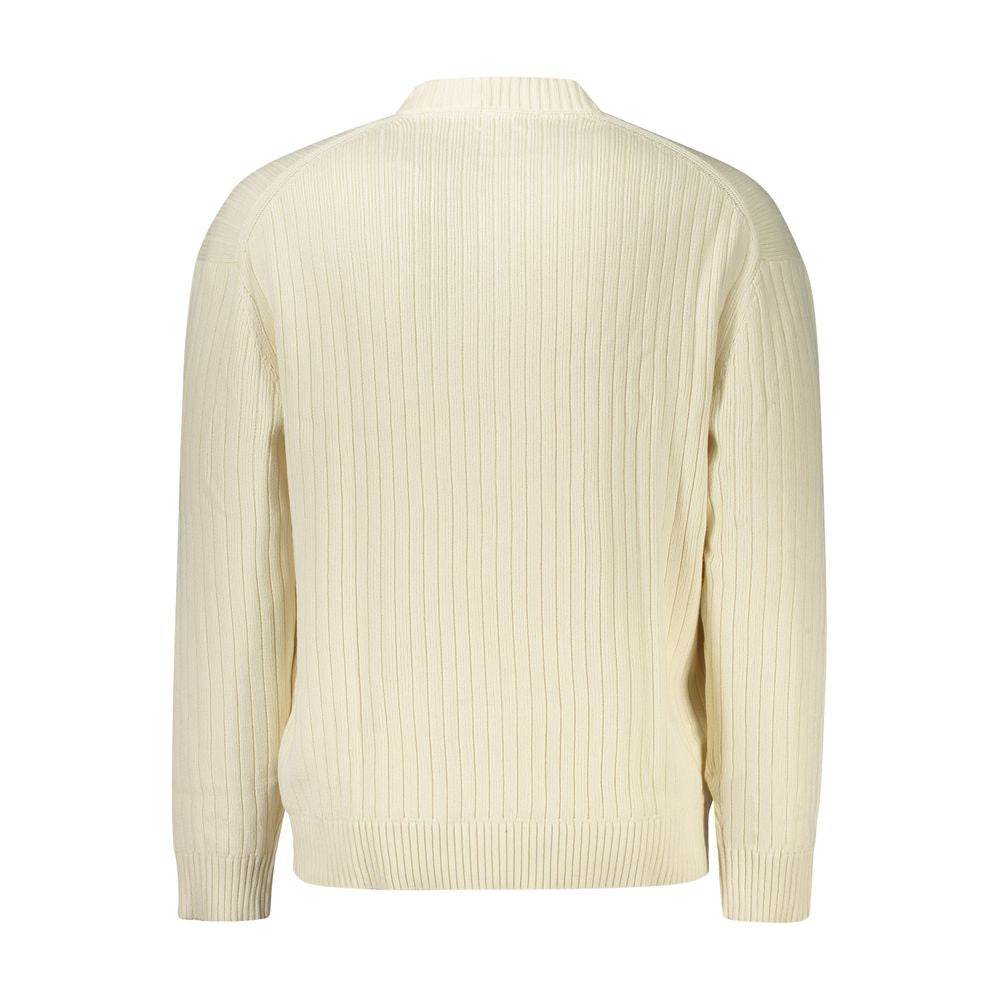 Calvin Klein White Cotton Men Sweater - Hilstor