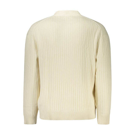 Calvin Klein White Cotton Men Sweater - Hilstor