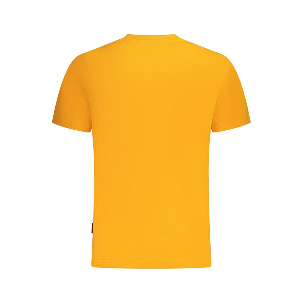 Napapijri Orange T-shirt i bomuld til mænd