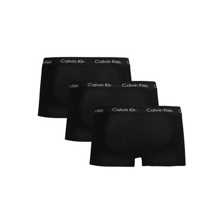 Calvin Klein Black Cotton Men Boxer