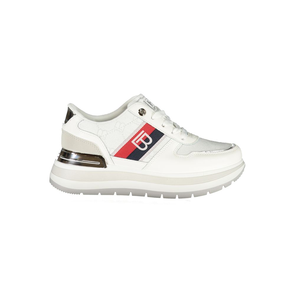 Laura Biagiotti Hvid Polyester Sneaker til kvinder