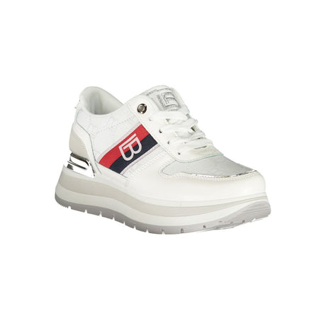 Laura Biagiotti Hvid Polyester Sneaker til kvinder