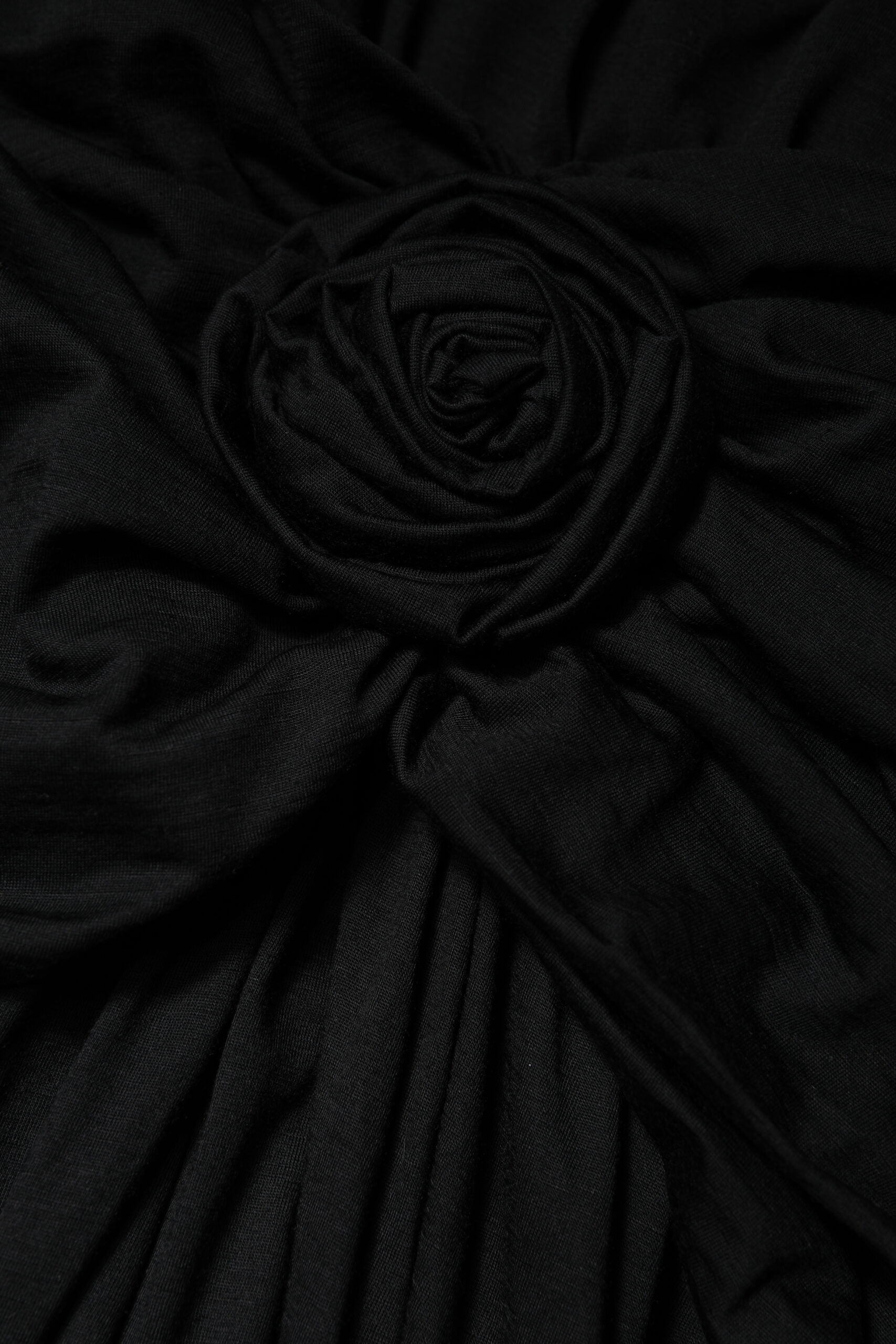 Dolce & Gabbana Black Wool Long Sleeves Sheath Midi Dress