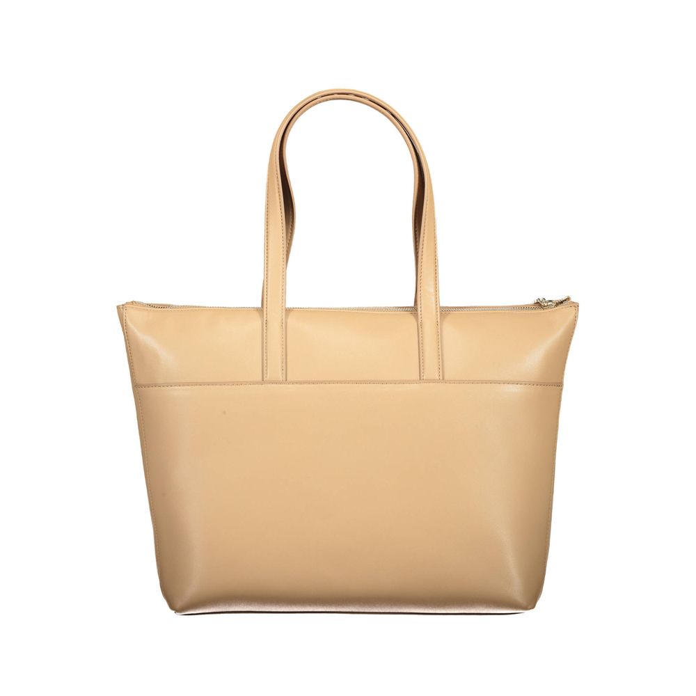 Calvin Klein Beige polyester håndtaske til kvinder