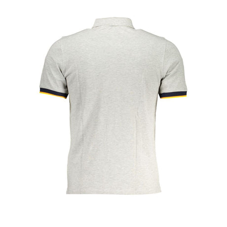 K-WAY Grå Poloshirt i bomuld