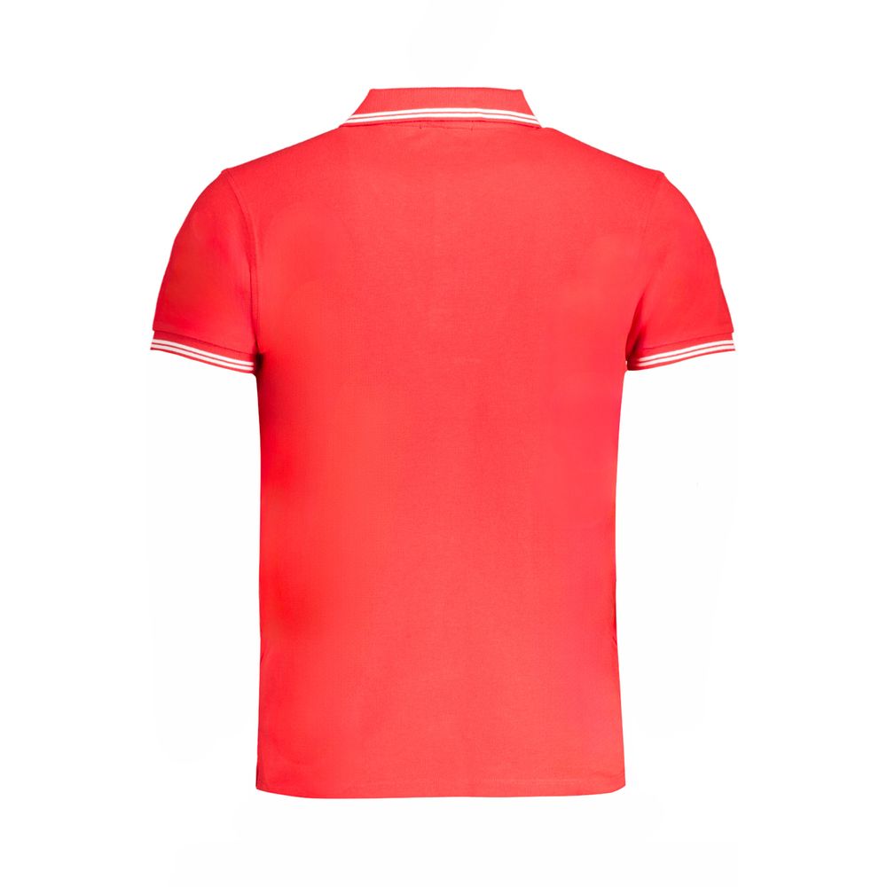 Cavalli klasse rød bomuld poloshirt