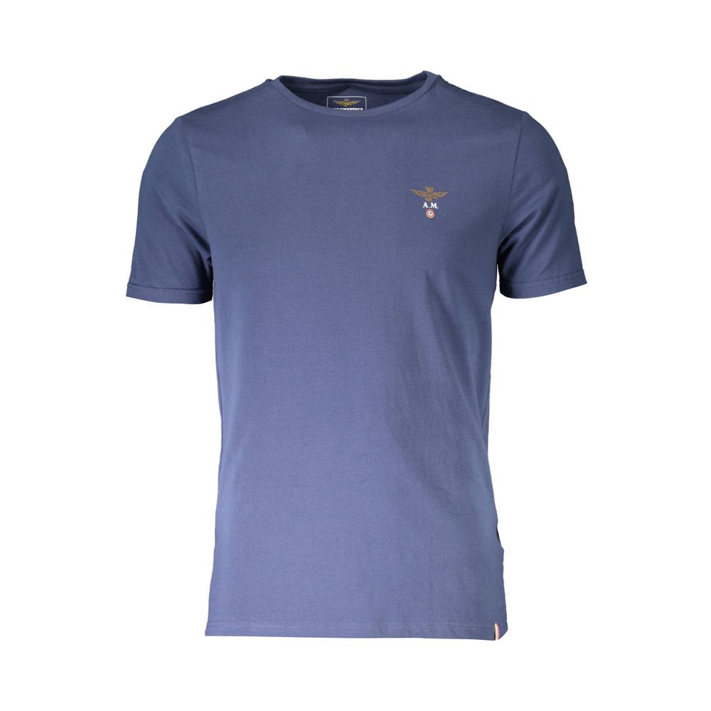 Aeronautica Militare Blue Cotton Men Underwear Shirt