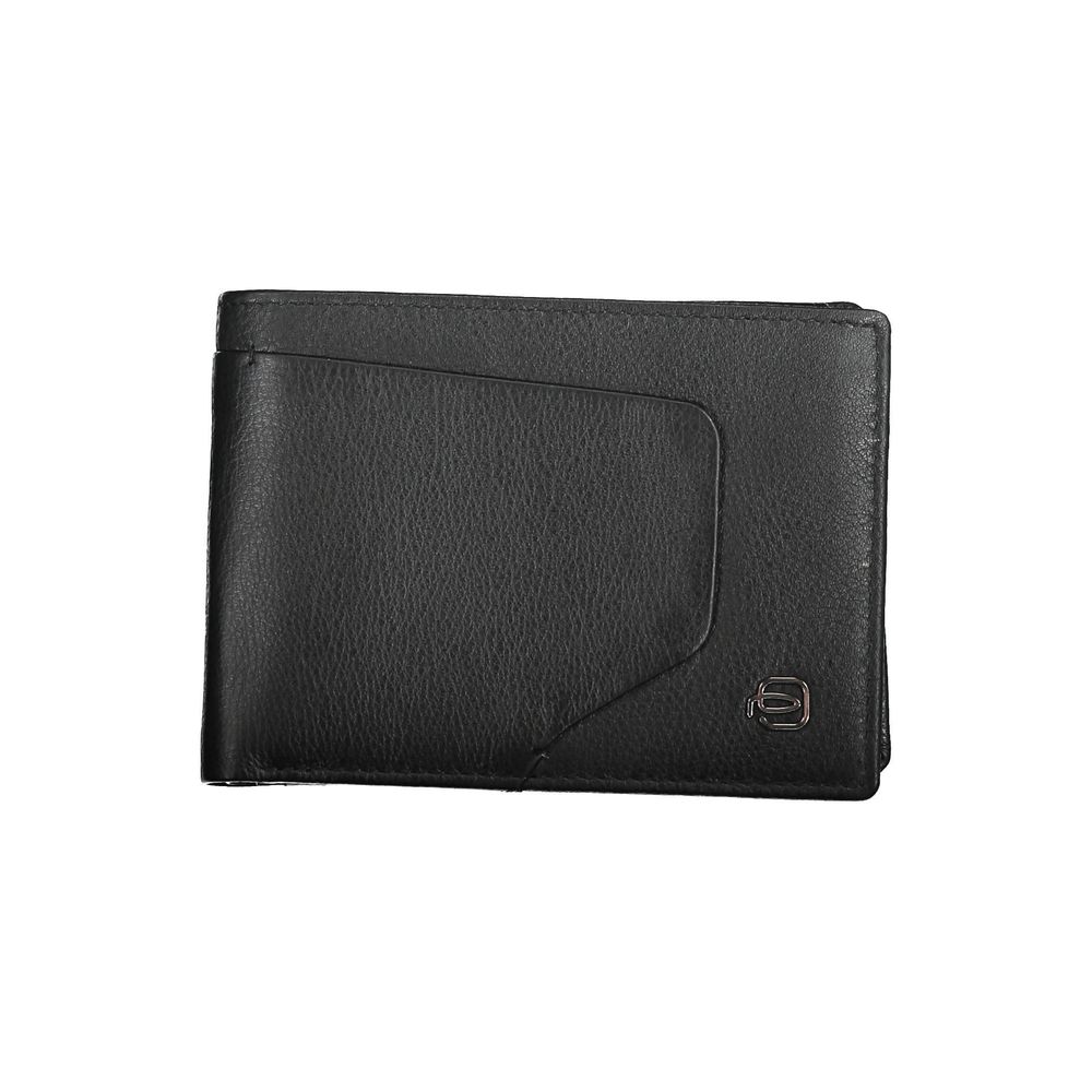 Piquadro Black Leather Men Wallet