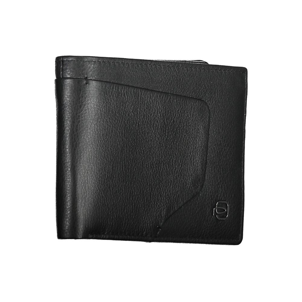 Piquadro Black Leather Men Wallet