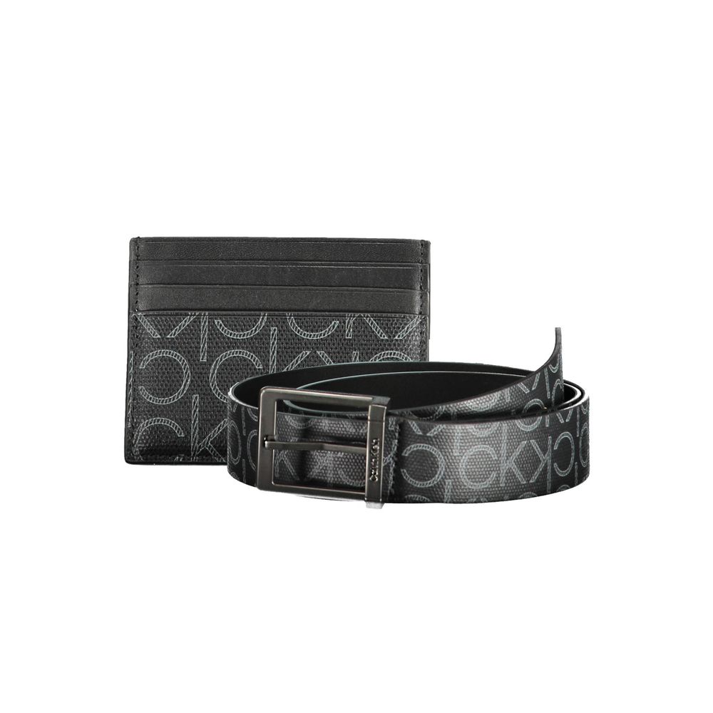 Calvin Klein Black Polyethylene Mens Wallet