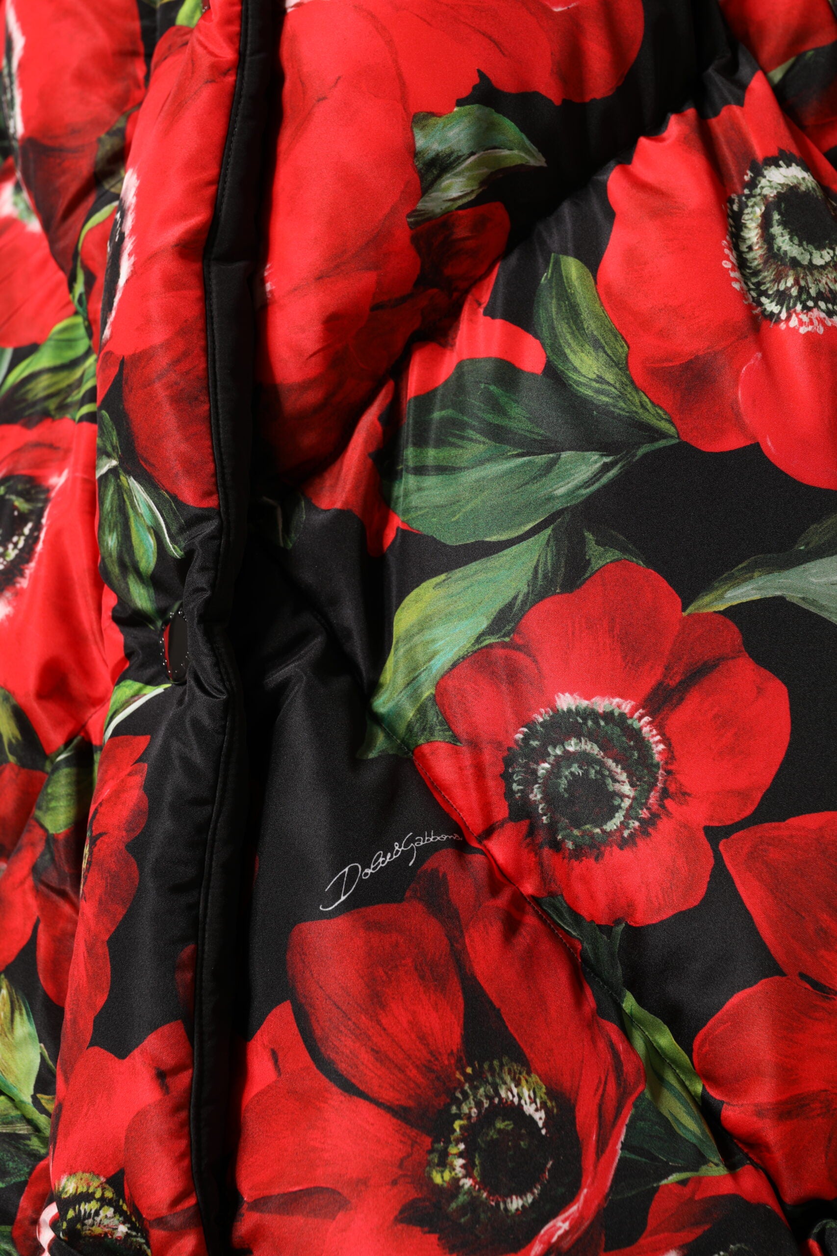 Dolce &amp; Gabbana Flerfarvet Blomsterprintet Jakke med Lynlås