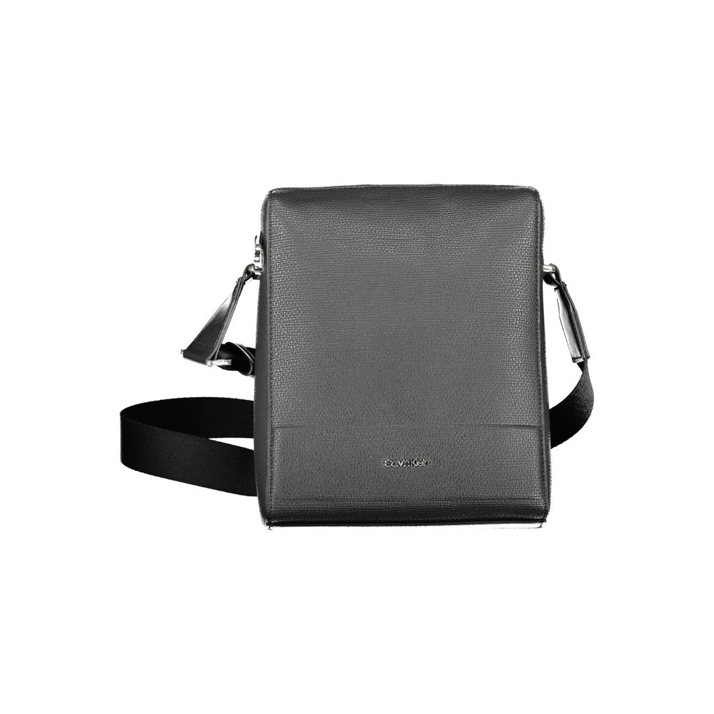Calvin Klein sort polyester skuldertaske til mænd