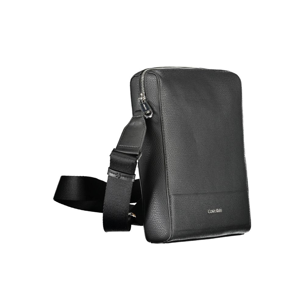 Calvin Klein sort polyester skuldertaske til mænd