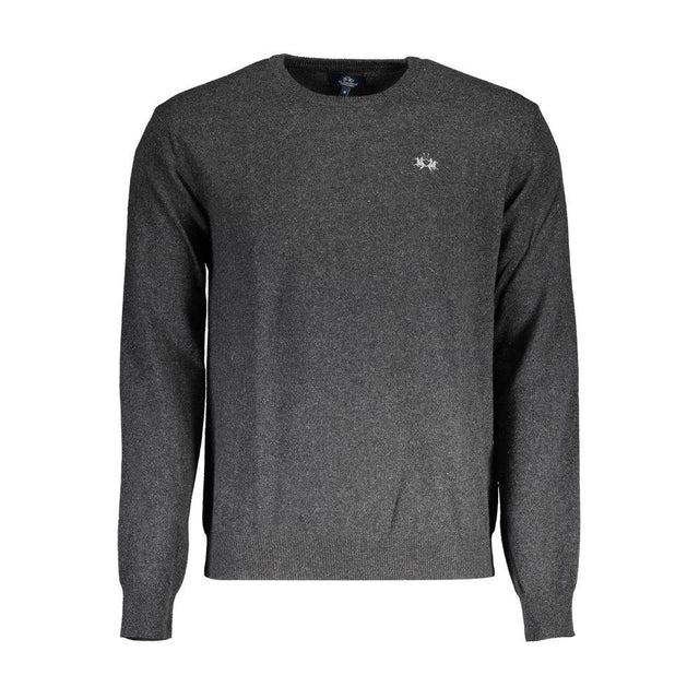 La Martina Brown Wool Men Sweater - Hilstor