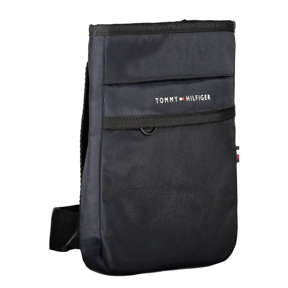 Tommy Hilfiger blå polyester skuldertaske til mænd