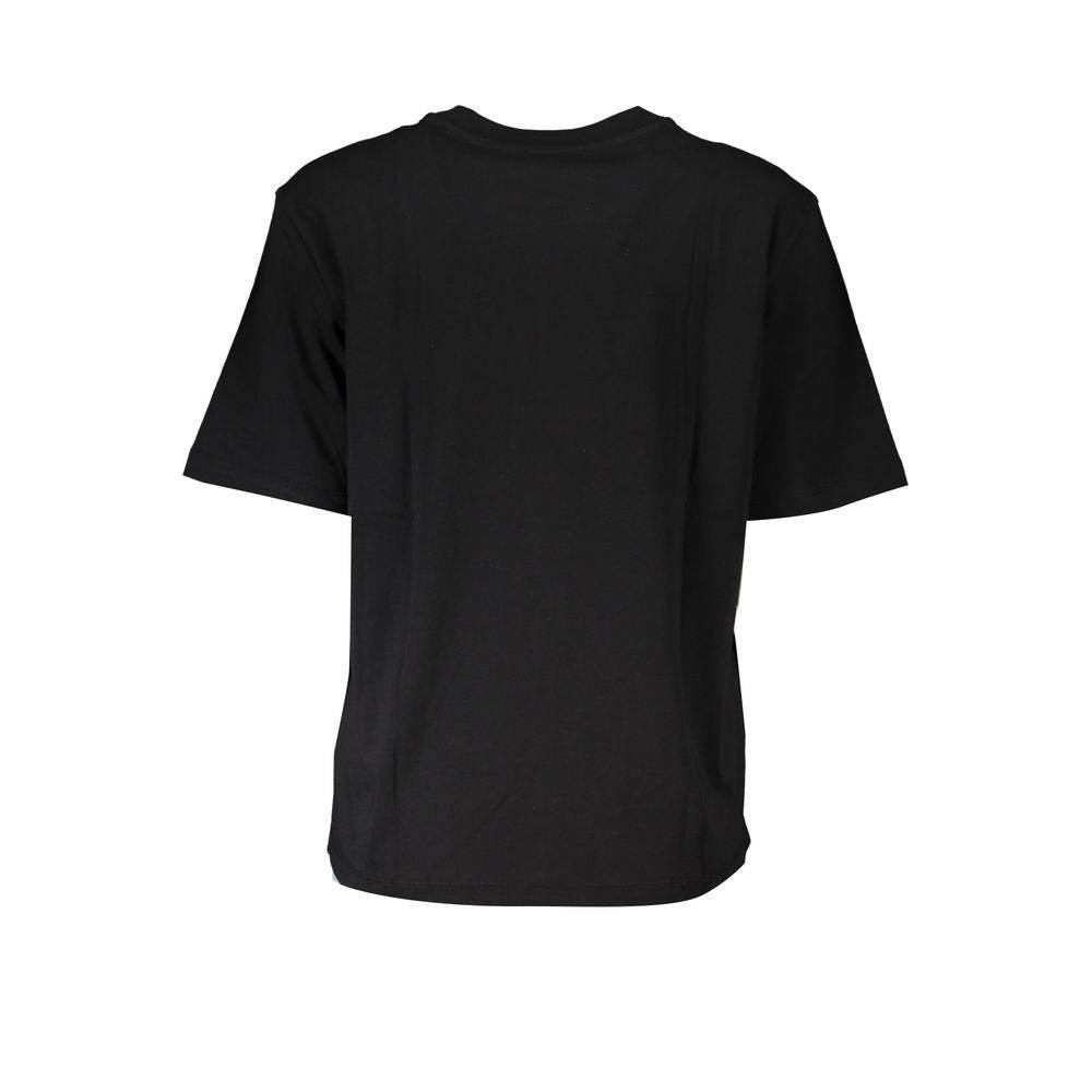 Patrizia Pepe Black Cotton Women T-Shirt - Hilstor