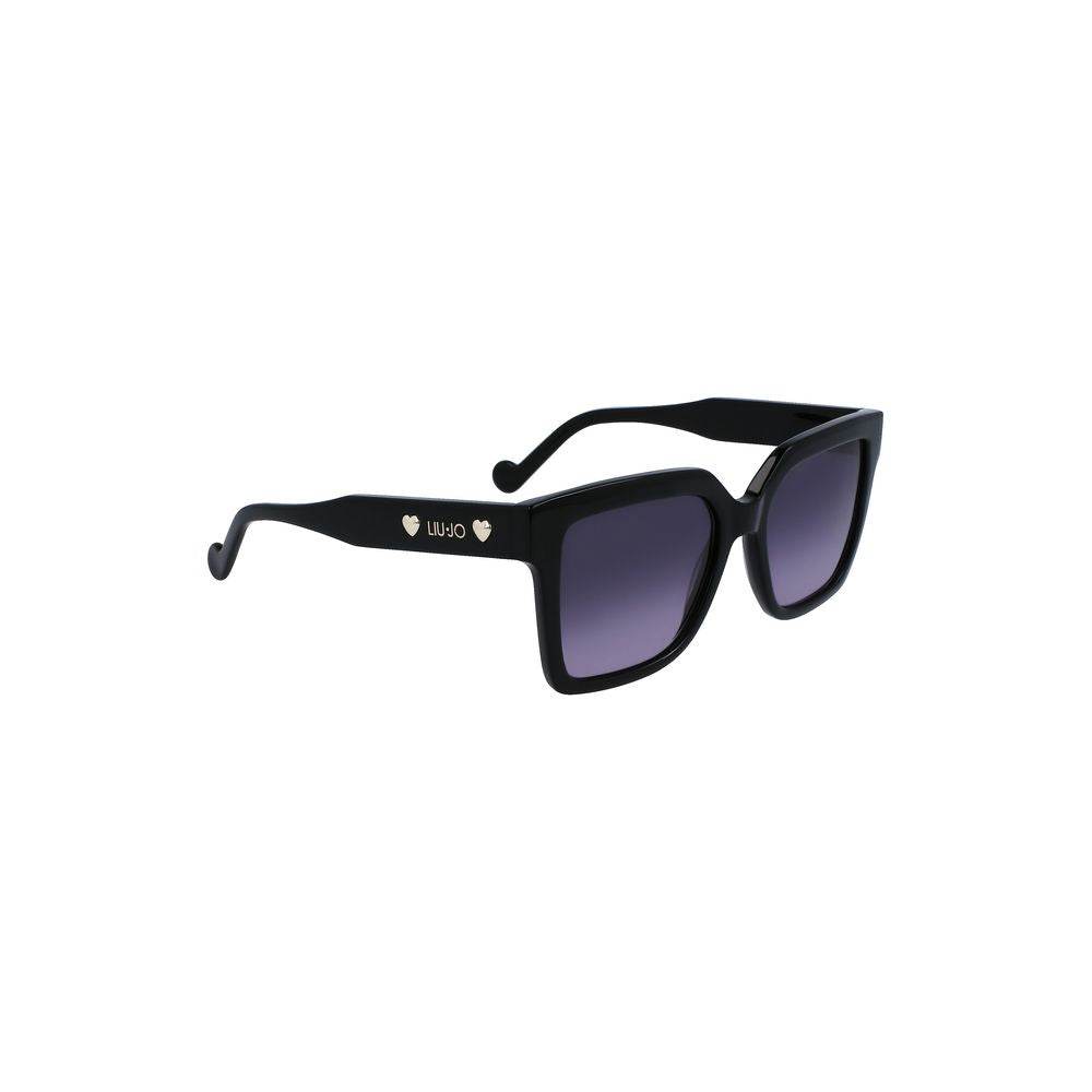 Liu Jo Black Acetate Women Sunglasses - Hilstor