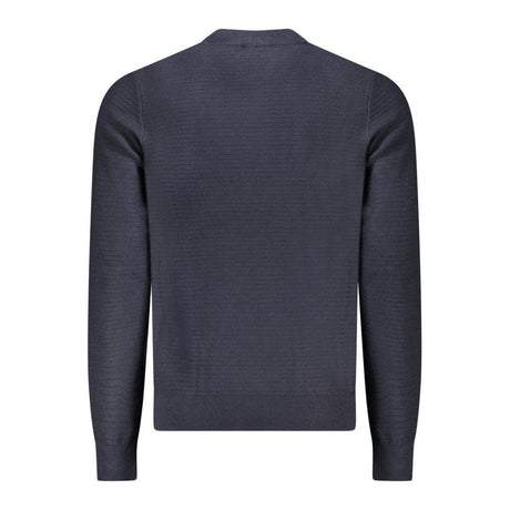 Hugo Boss Blue Cotton Men Sweater - Hilstor