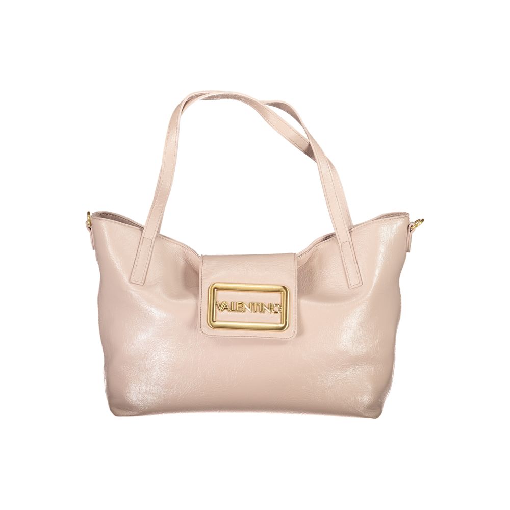 Valentino Tasker Pink Polyethylene Håndtaske til kvinder