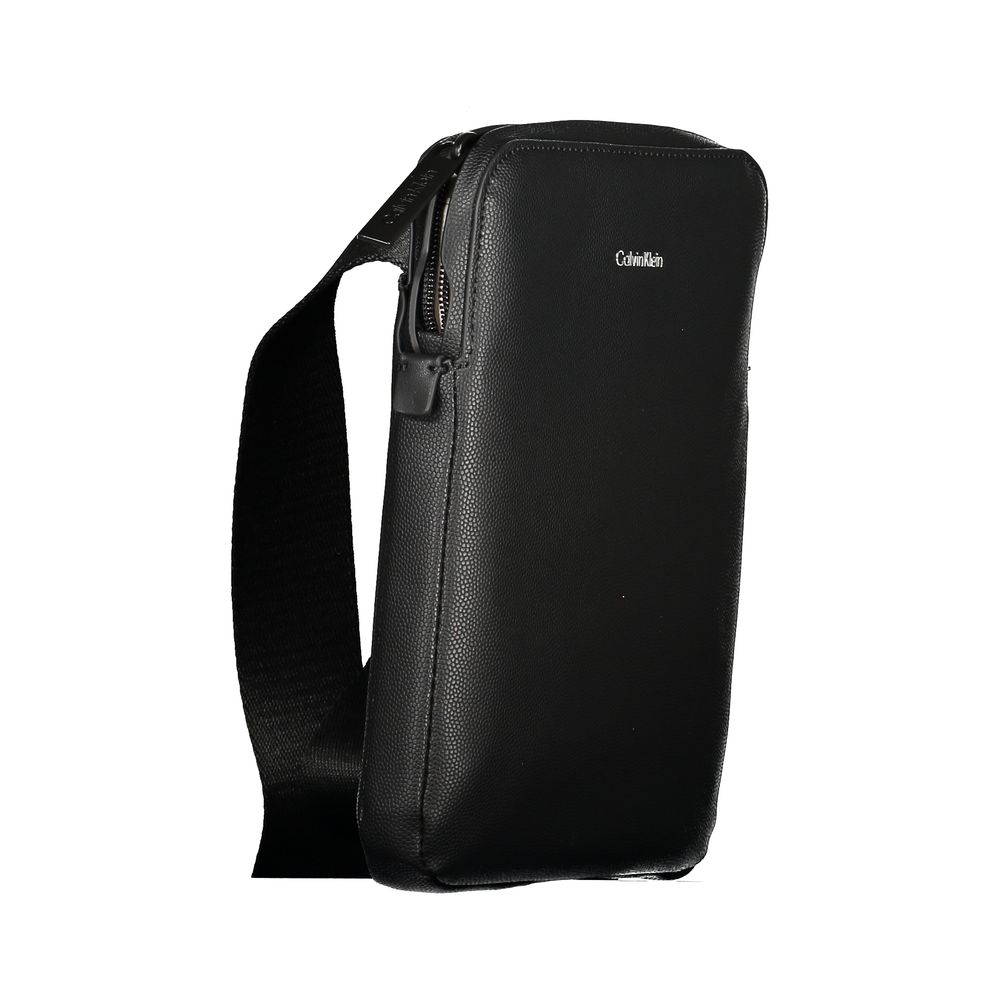 Calvin Klein sort polyester skuldertaske til mænd