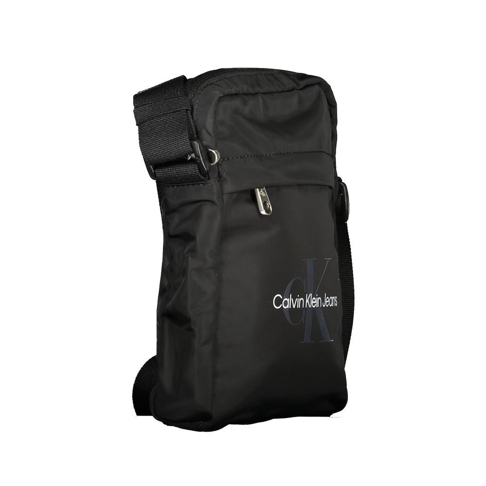 Calvin Klein sort polyester skuldertaske til mænd