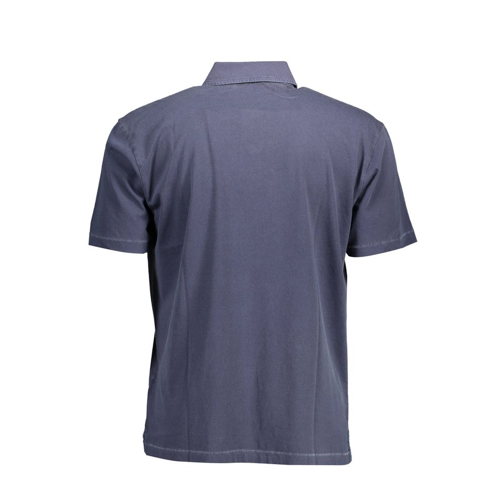 Gant blå bomuld poloshirt til mænd