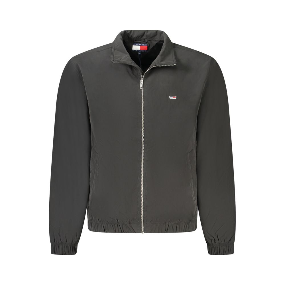 Tommy Hilfiger sort polyester herrejakke
