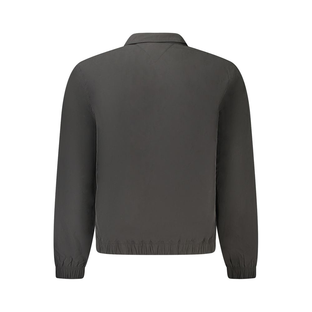 Tommy Hilfiger sort polyester herrejakke