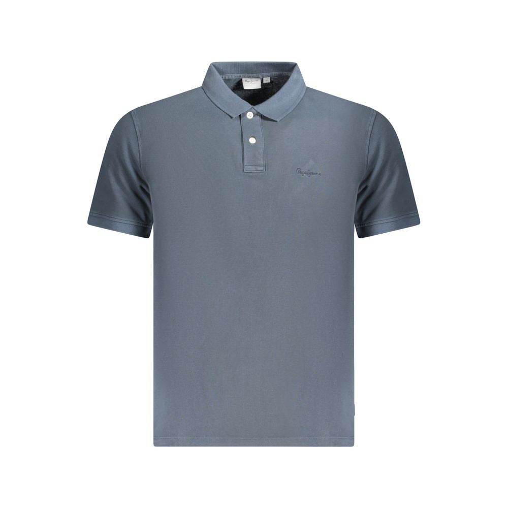 Pepe Jeans Blue Cotton Polo Shirt - Hilstor