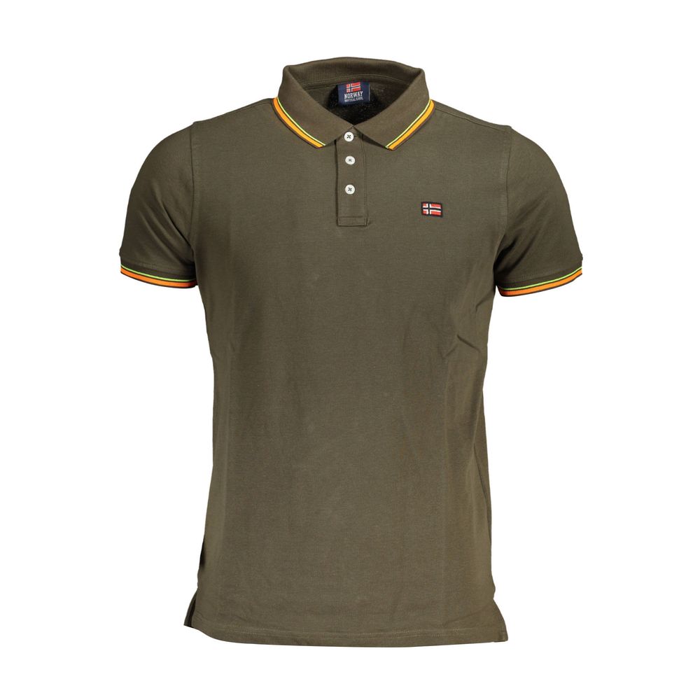 Norway 1963 Green Cotton Polo Shirt