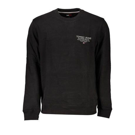 Tommy Hilfiger Black Cotton Men Sweater - Hilstor