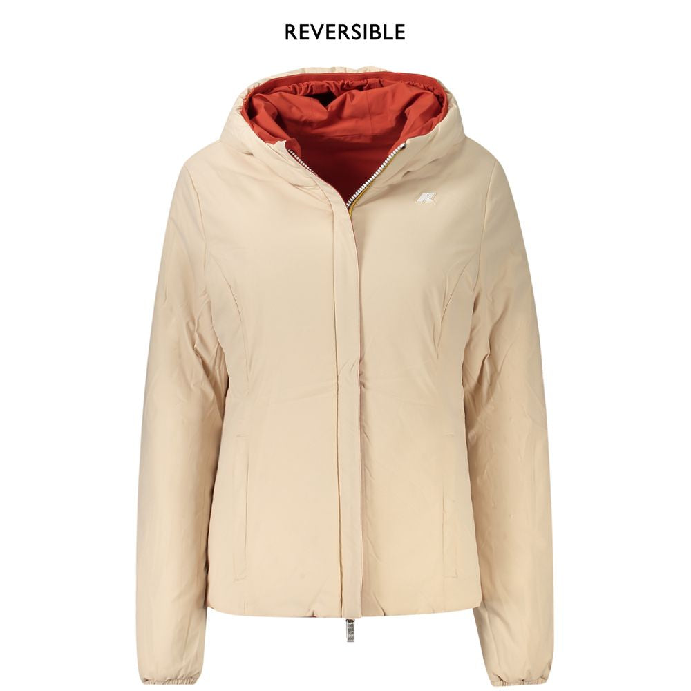K-WAY Rød Nylon Damejakke
