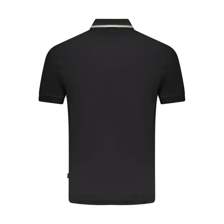 Hugo Boss Black Cotton Men Polo Shirt