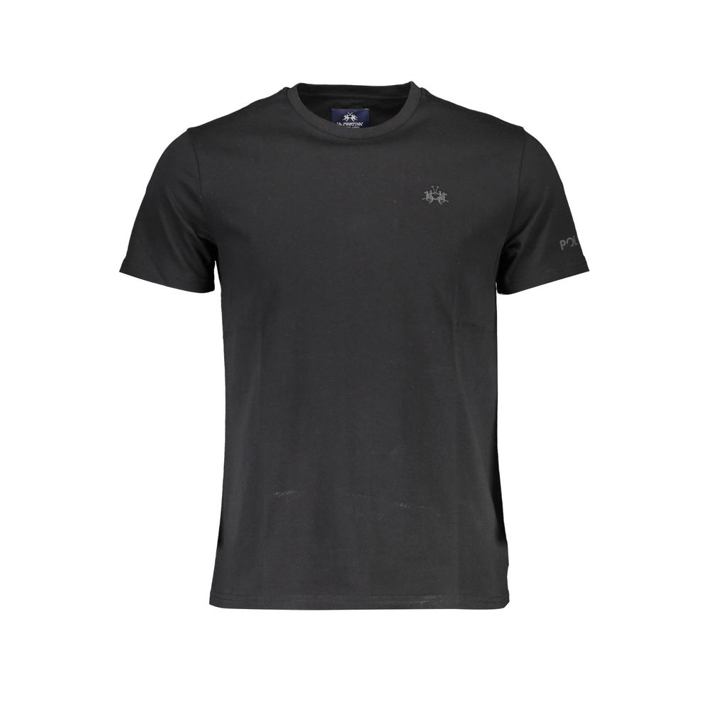 La Martina sort bomuld herre T-shirt