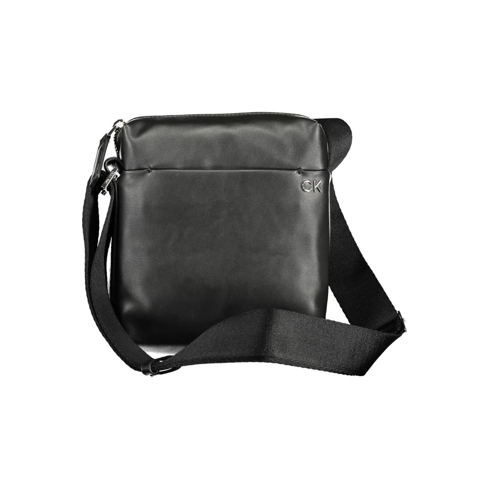Calvin Klein sort polyester skuldertaske til mænd