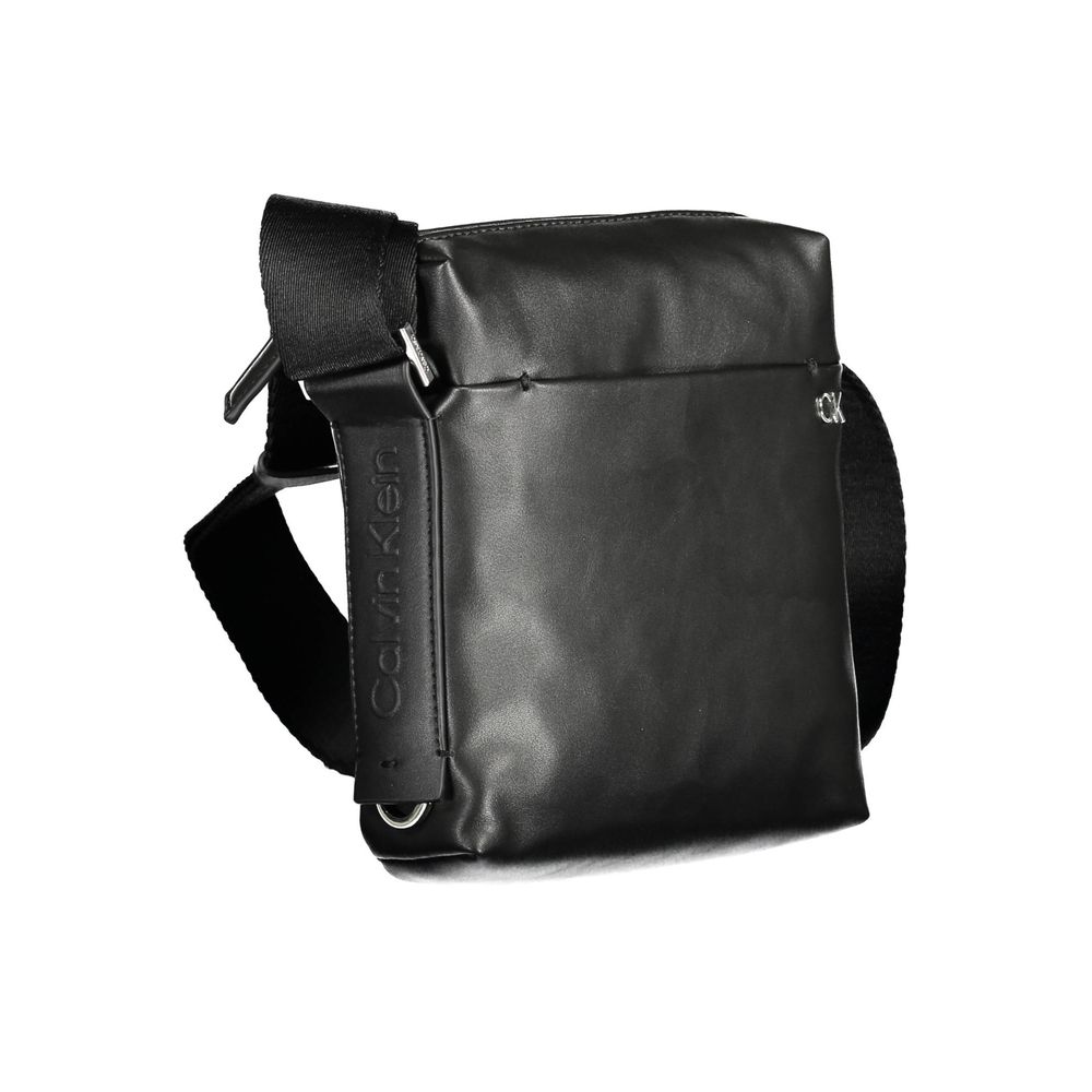 Calvin Klein sort polyester skuldertaske til mænd
