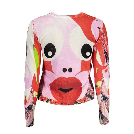 Desigual Pink Viscose Women Sweater - Hilstor